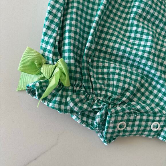 URit Watermelon Gingham Bubble Romper - 3-6 Months - Picture 4 of 7